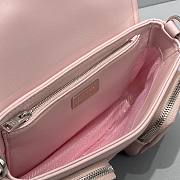 PRADA Pocket nylon and brushed leather bag (Alabaster Pink) 1BD295_789_F0E18_V_BFO  - 6