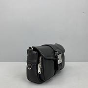 PRADA Pocket nylon and brushed leather bag (Black) 1BD295_789_F0002_V_BFO  - 3