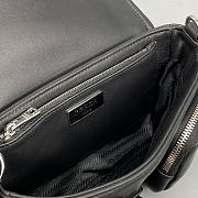 PRADA Pocket nylon and brushed leather bag (Black) 1BD295_789_F0002_V_BFO  - 4