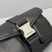 PRADA Pocket nylon and brushed leather bag (Black) 1BD295_789_F0002_V_BFO  - 6