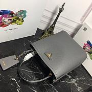 Prada Medium Saffiano Leather Prada Panier Bag (Gray) 1BA212_2ERX_F01T3_V_OOO - 4