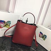 Prada Medium Saffiano Leather Prada Panier Bag (Big Red) 1BA212_2ERX_F0CF5_V_OOO - 2
