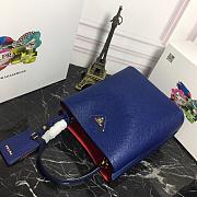 Prada Medium Saffiano Leather Prada Panier Bag (Blue) 1BA212_2ERX_F0OZH_V_OOO - 5