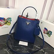 Prada Medium Saffiano Leather Prada Panier Bag (Blue) 1BA212_2ERX_F0OZH_V_OOO - 1