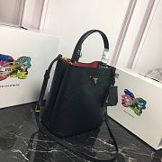 Prada Medium Saffiano Leather Prada Panier Bag (Black) 1BA212_2ERX_F0LJ4_V_OOO - 4