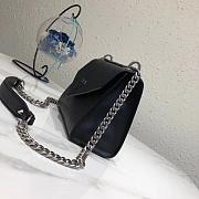 Prada Saffiano Leather Prada Monochrome Bag (Black) 1BD127_2ERX_F0632_V_OOO - 2