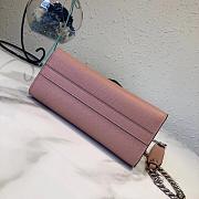 Prada Saffiano Leather Prada Monochrome Bag (Pink) 1BD127_2ERX_F0IS6_V_OOO  - 4