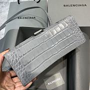 Balenciaga Hourglass Small Top Handle Bag (Grey) 23cm 5935461LR6Y1108  - 4