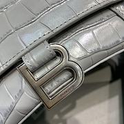 Balenciaga Hourglass Small Top Handle Bag (Grey) 23cm 5935461LR6Y1108  - 2