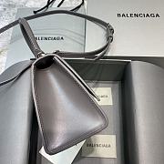 Balenciaga Hourglass Small Top Handle Bag (Smoky Grey) 23cm  - 4