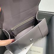 Balenciaga Hourglass Small Top Handle Bag (Smoky Grey) 23cm  - 5
