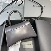 Balenciaga Hourglass Small Top Handle Bag (Smoky Grey) 23cm  - 2