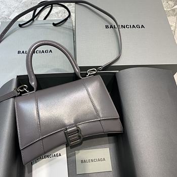 Balenciaga Hourglass Small Top Handle Bag (Smoky Grey) 23cm 