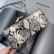 Balenciaga Hourglass Small Top Handle Bag (Graphite_Black) 23cm 59354613B451260  - 2