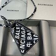 Balenciaga Hourglass Small Top Handle Bag (Cow Logo) 23cm  - 6
