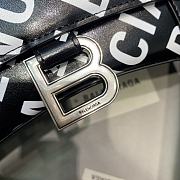 Balenciaga Hourglass Small Top Handle Bag (Cow Logo) 23cm  - 4