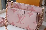 LV Multi Pochette Accessories Handbag (Pink) M80448 - 3