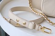 LV Multi Pochette Accessories Handbag (Cream) M80447  - 2