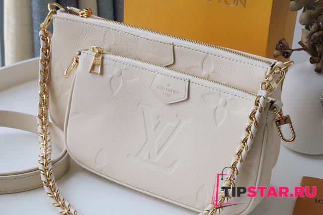 LV Multi Pochette Accessories Handbag (Cream) M80447  - 1