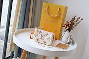 LV Mini Pochette Accessoires (White) M80501   - 3