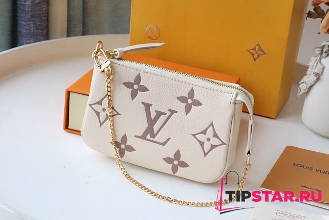 LV Mini Pochette Accessoires (White) M80501   - 1