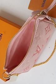 LV Mini Pochette Accessoires (Pinky) M80501   - 3