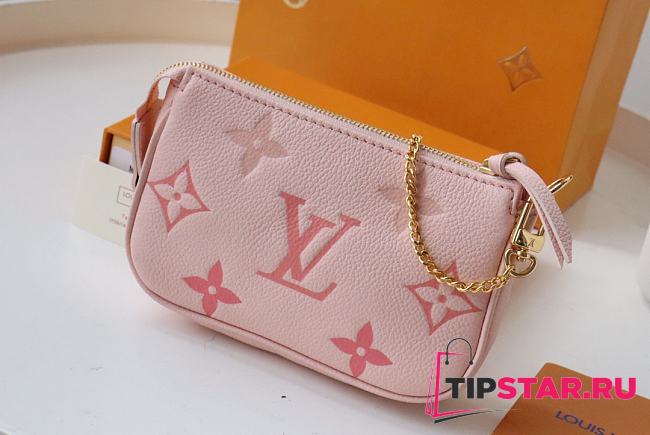 LV Mini Pochette Accessoires (Pinky) M80501   - 1