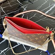 LV Palls Cluth Handbag Monogram (Red) M41638  - 2