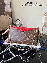 LV Palls Cluth Handbag Monogram (Red) M41638  - 1