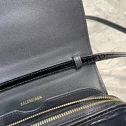 Balenciaga Women's B. Small Bag Shiny Crocodile (Black) 6181561LR7M1000  - 2