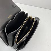 Balenciaga B Bag Small Square Bag (Crocodile Black) 92951  - 3