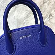 Balenciaga Women's Ville Small Top Handle Bag (Blue) - 6