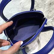 Balenciaga Women's Ville Small Top Handle Bag (Blue) - 3