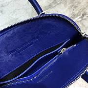 Balenciaga Women's Ville Small Top Handle Bag (Blue) - 5