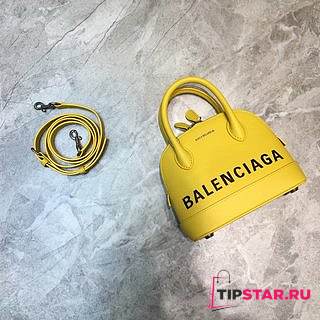 Balenciaga Women's Ville Small Top Handle Bag (Yellow)  - 1