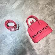 Balenciaga Women's Ville Small Top Handle Bag (Rose Red)  - 1