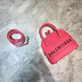 Balenciaga Women's Ville Small Top Handle Bag (Rose Red) 