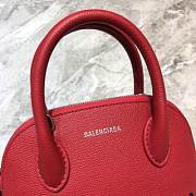 Balenciaga Women's Ville Small Top Handle Bag (Red)  - 6