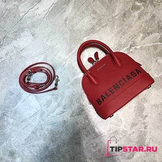 Balenciaga Women's Ville Small Top Handle Bag (Red)  - 1