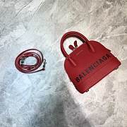 Balenciaga Women's Ville Small Top Handle Bag (Red)  - 1