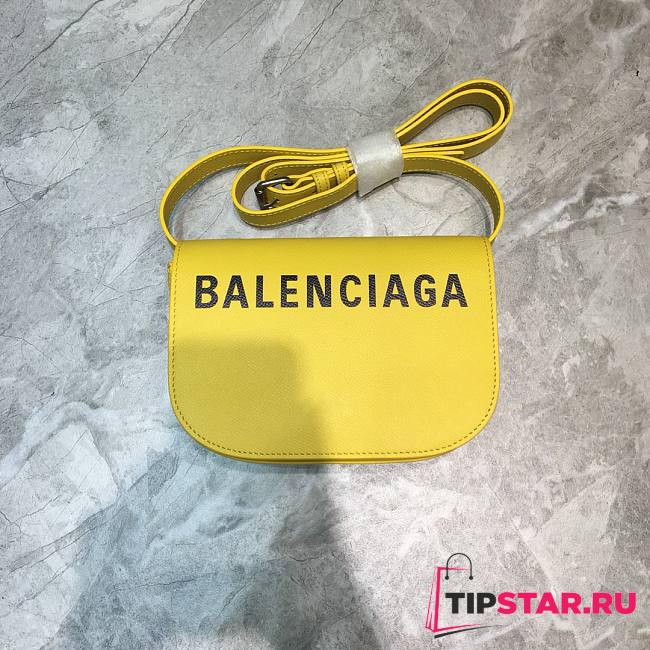 Balenciaga Ville Day Parisian Tofu Bag 2018 (Yellow) 542207780 - 1