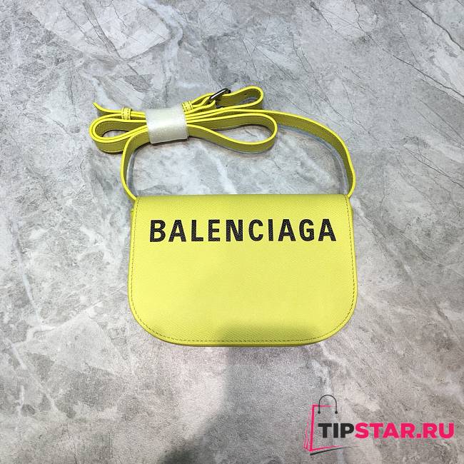 Balenciaga Ville Day Parisian Tofu Bag 2018 (Green) 542207780  - 1