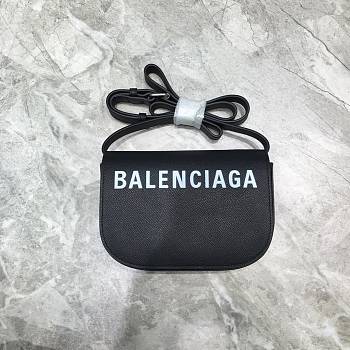 Balenciaga Ville Day Parisian Tofu Bag 2018 (Black) 542207780 