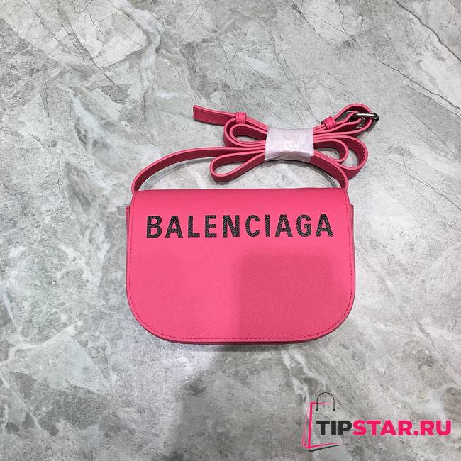 Balenciaga Ville Day Parisian Tofu Bag 2018 (Pink) 542207780 - 1