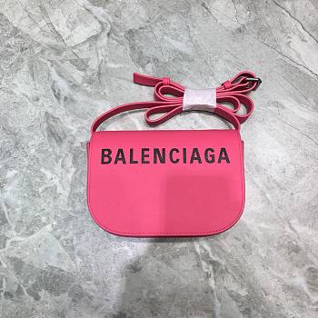 Balenciaga Ville Day Parisian Tofu Bag 2018 (Pink) 542207780