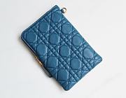Dior Caro Multifunctional Pouch (Blue)   - 4