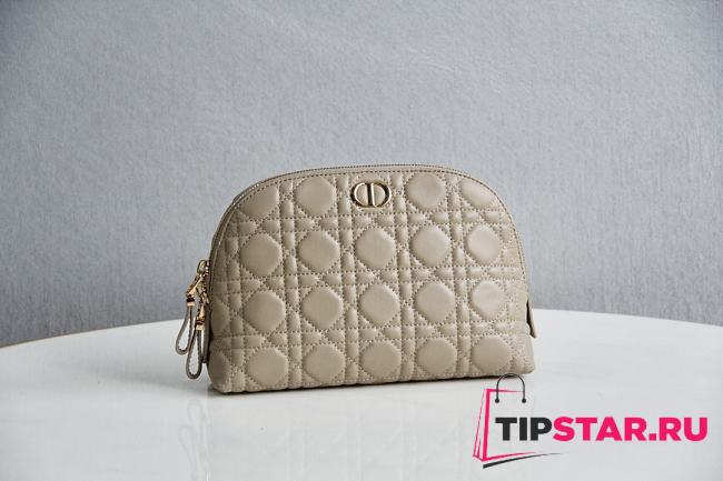 Dior Caro Beauty Pouch (Beige) - 1