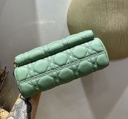 Dior Caro Double Pouch (Green) 5037  - 4