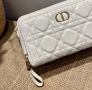 Dior Caro Double Pouch (White) 5037 - 2