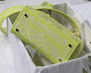 Dior Medium Lady D-Lite Toile de Jouy Reverse Embroidery Bag (Lime) M0565ORGO_M60E  - 6